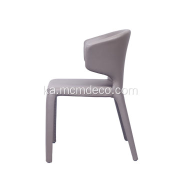 Cassina 367 HOLA ტყავის სავარძელი სასადილო ოთახისთვის